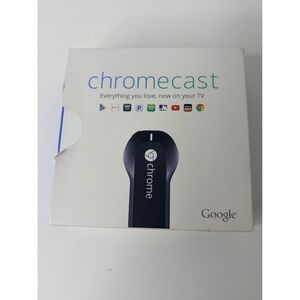 Google Chromecast 1st Generation Digital Media Streamer Black H2G2-42 HDMI